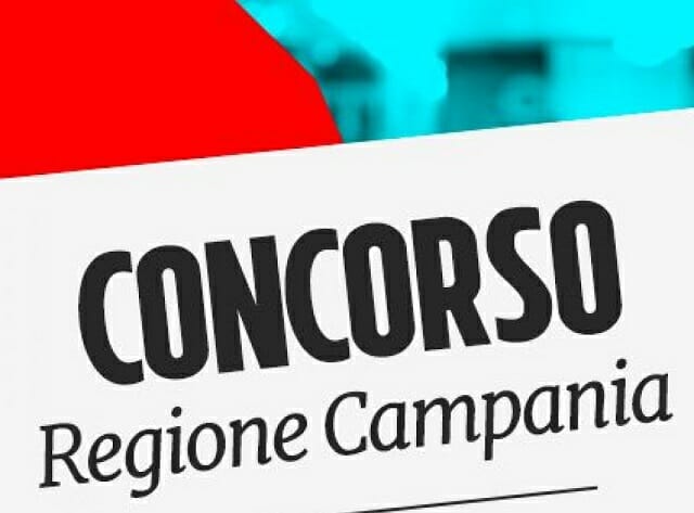 Regione Campania bando per complessivi 641 unità