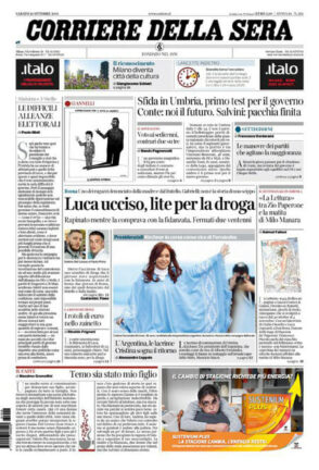 Rassegna stampa di oggi 26 ottobre 2019