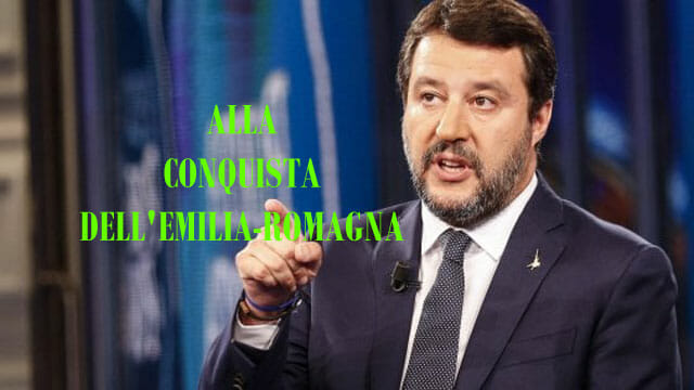 Roma, Salvini lancia la campagna per l’Emilia