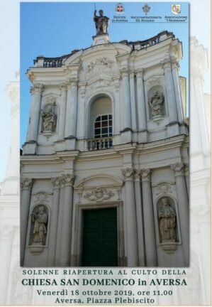Diocesi di Aversa: dopo 40 anni riapre al culto la Chiesa di San Domenico
