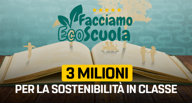 “Facciamo EcoScuola”, da M5S 339mila euro alle scuole della Campania