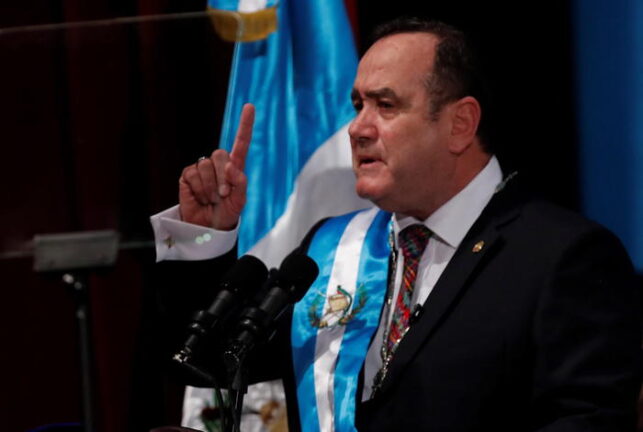 Presidente Guatemala, lotta a corruzione