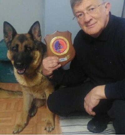 Laga, il cane-eroe di Amatrice ci ha lasciati