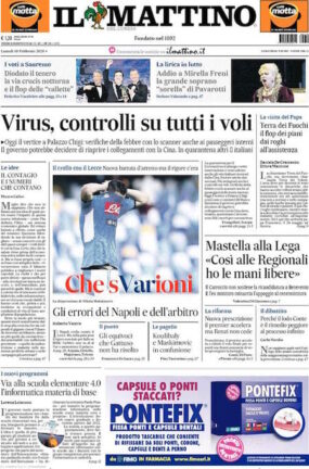Rassegna stampa di oggi, lunedì 10 febbraio2020