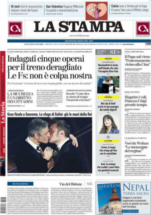 Rassegna stampa di oggi, sabato 8 febbraio 2020