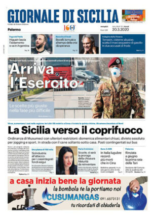 La rassegna stampa di oggi, venerdì 20 marzo 2020