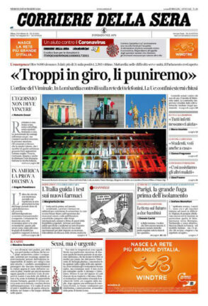 La rassegna stampa di oggi, mercoledì 18 marzo 2020
