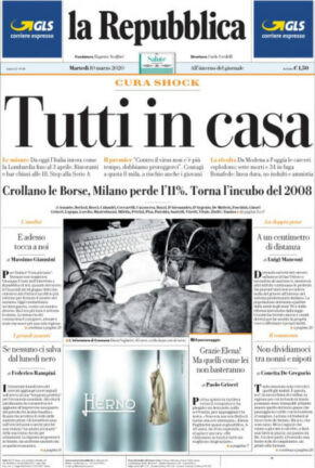 Rassegna stampa di oggi, martedì 10 febbraio 2020