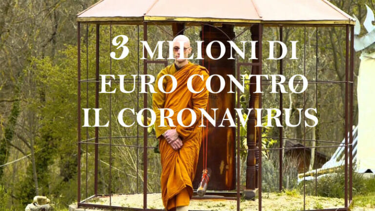 Coronavirus: da Buddisti 3 milioni euro