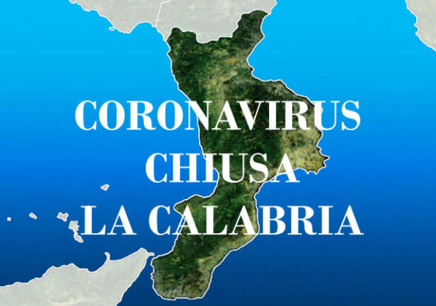Coronavirus: vietato entrare o uscire dalla Calabria