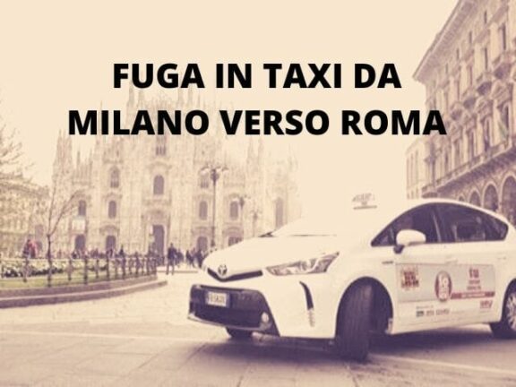 Fuga da Milano destinazione Roma, una ragazza sceglie il taxi e paga 1.200 euro
