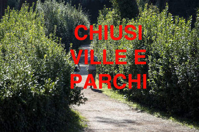 A Roma verso chiusura ville e parchi