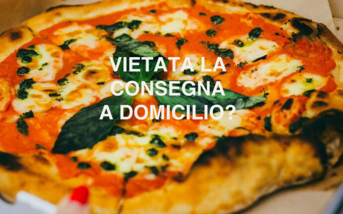 Campania: De Luca vieta anche la consegna delle pizze a domicilio