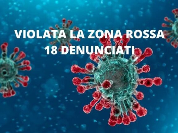 Coronavirus: violazione della ‘zona rossa’, 18 denunciati