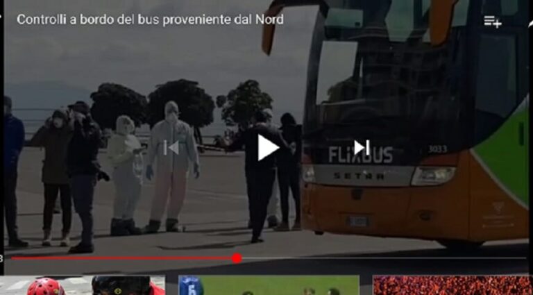 Campania, controlli a bordo del bus proveniente da nord, ecco il video Campania, controlli a bordo del bus proveniente da nord, ecco il video
