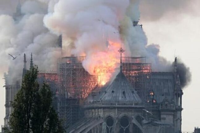 Notre-Dame: un anno fa il maxi incendio nella cattedrale di Parigi
