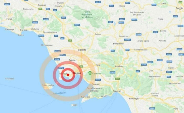 Tremano Pozzuoli e Napoli, scosse di terremoto nella notte