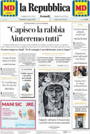Rassegna stampa di oggi, venerdì 15 maggio 2020