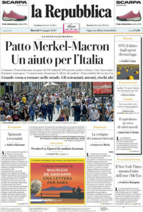 Rassegna stampa di oggi, martedì 19 maggio 2020