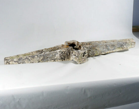 San Vito Lo Capo, recuperata nei fondali un’antica àncora di piombo