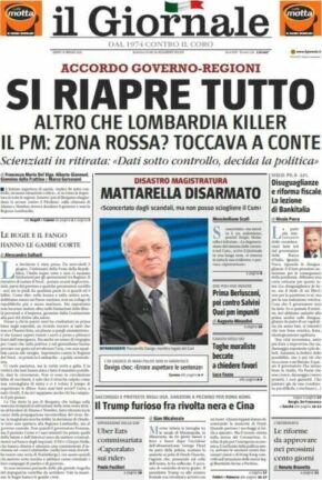 Rassegna stampa di oggi, sabato 30 maggio 2020