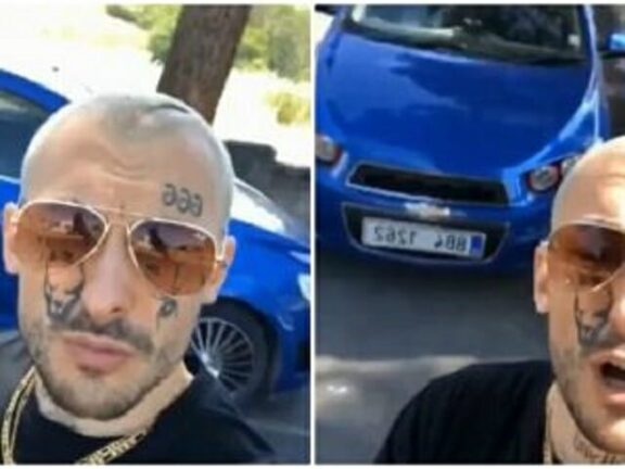 “Ho preso il muro fratellì”: auto sequestrata e patente ritirata al rapper 1727wrldstar
