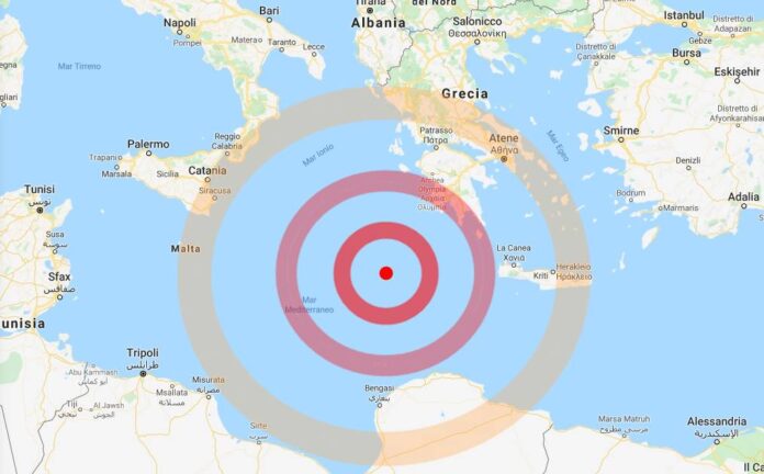Terremoto di 5.8 avvertito in Puglia, Calabria e Sicilia