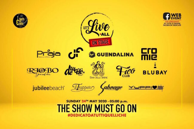 Oggi in streaming la maratona musicale dei locali della movida pugliese