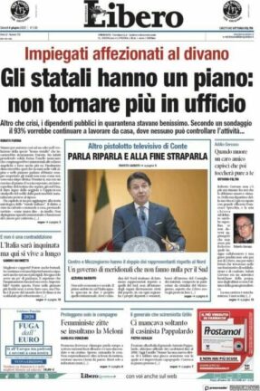 Rassegna stampa di oggi, giovedì 4 giugno 2020