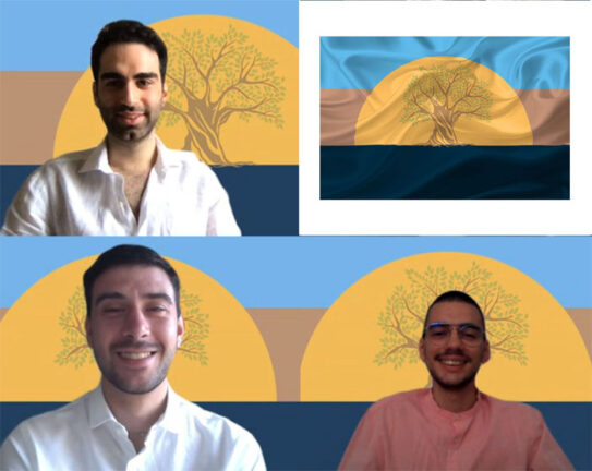 Tre studenti di Siracusa creano la prima “bandiera del Mediterraneo”