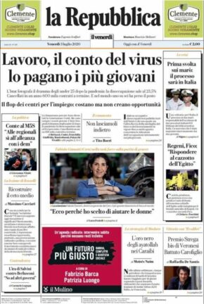 Rassegna stampa di oggi, venerdì 3 luglio 2020