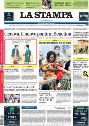 Rassegna stampa di oggi, mercoledì 8 giugno 2020