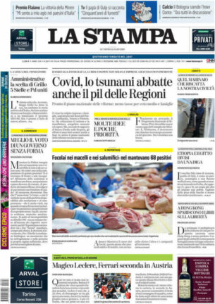 Rassegna stampa di oggi, lunedì 6 luglio 2020