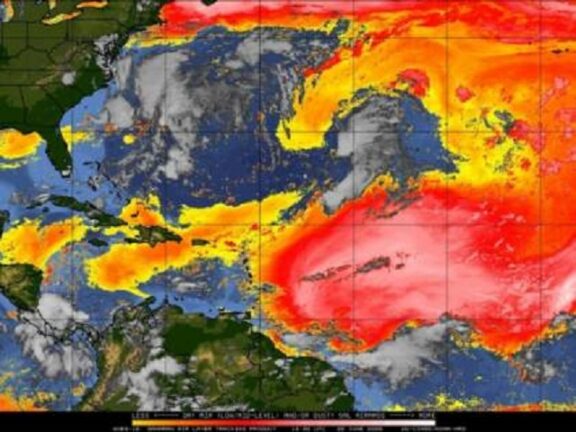 Ecco il meteo “sconvolto” da una tempesta di sabbia storica