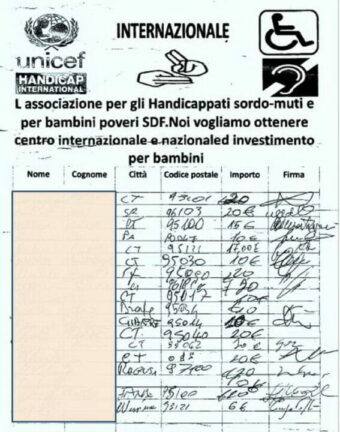 Catania. False volontarie Unicef in ospedale: due denunce