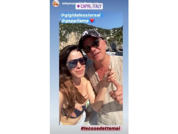 Gigi D’Alessio e Aida Yespica a Capri
