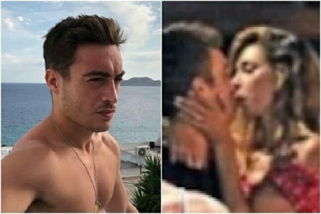 Belen Rodriguez e il bacio con Antonino Spinalbese