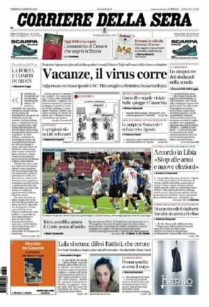 La rassegna stampa dei quotidiani di oggi, sabato 22 agosto 2020