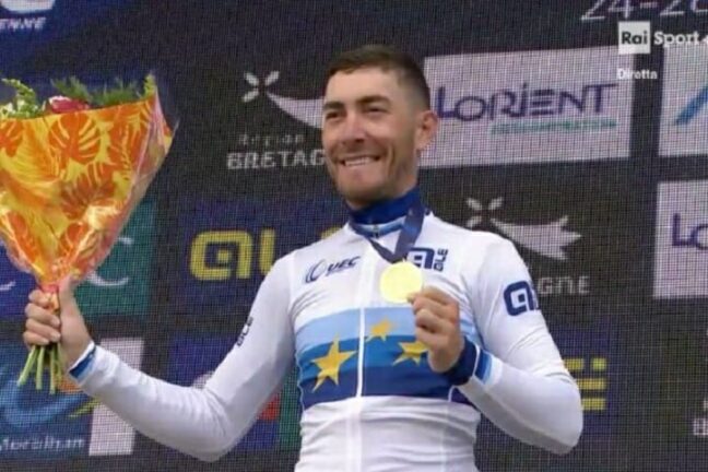 Ciclismo, l’azzurro Giacomo Nizzolo è campione d’Europa
