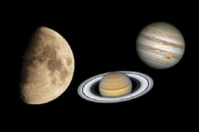 Stasera la Luna danzerà con Saturno e Giove, ecco come vedere lo spettacolo