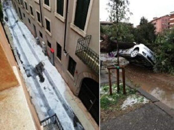 Nubifragio Verona, il sindaco: “Mai vista furia del genere, come la tempesta Vaia”