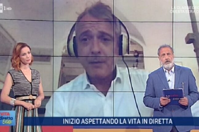 Diaco il toccante saluto: “Al pubblico di Rai1 voglio dire: vi voglio bene tantissimo”