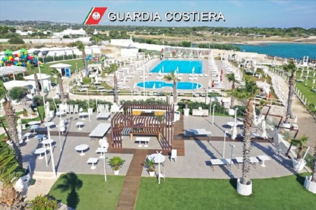 Puglia: sequestrata struttura turistica a Polignano a Mare