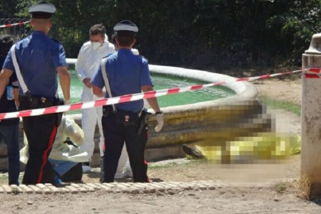 Macabra scoperta nella fontana di Villa Pamphili a Roma
