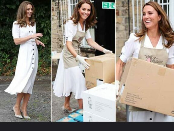 Kate Middleton a lavoro!