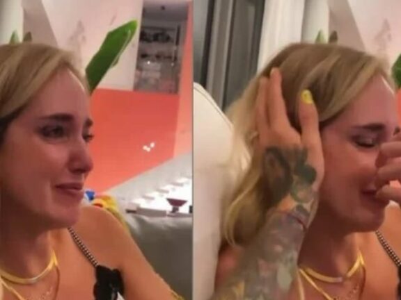 Chiara Ferragni in lacrime su Instagram