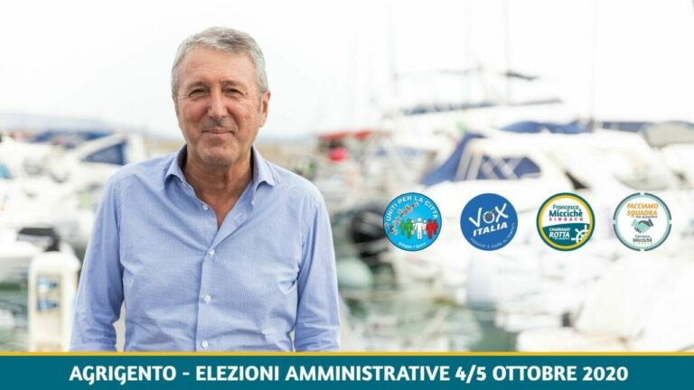 Franco Miccichè è il nuovo sindaco di Agrigento, sbaraglia Firetto