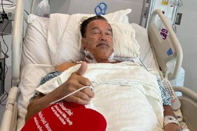 Arnold Schwarzenegger operato al cuore, sta bene
