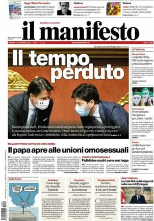 La rassegna stampa dei quotidiani di oggi, giovedì 22 ottobre 2020