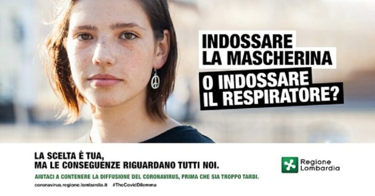 Lombardia lancia la campagna ‘The Covid Dilemma’